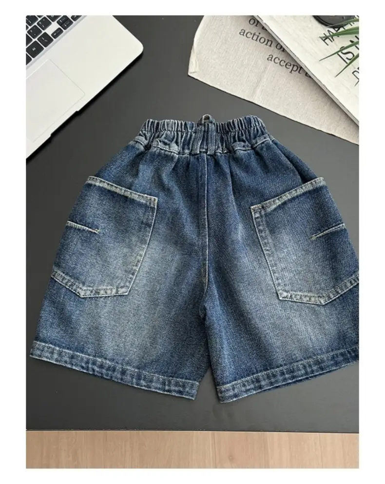 Children Denim Shorts 2026 Summer Boys Blue — feature 17