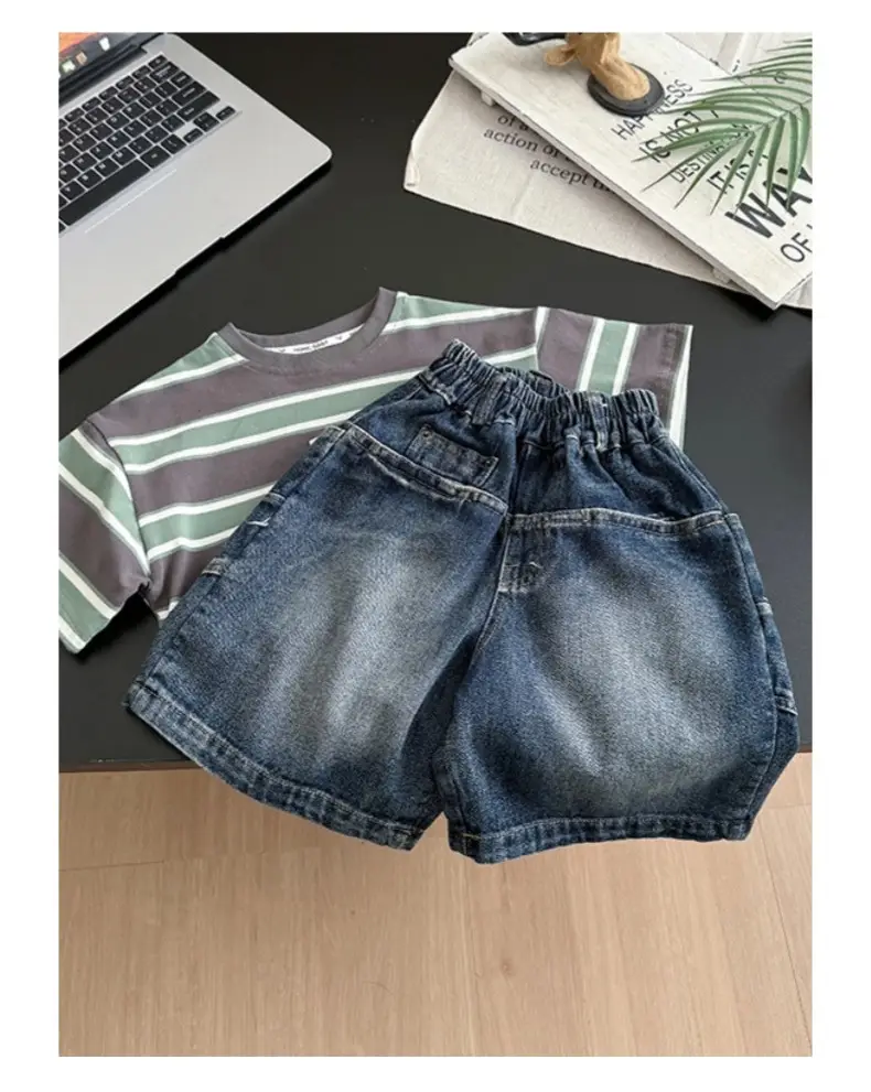 Children Denim Shorts 2026 Summer Boys Blue — feature 18