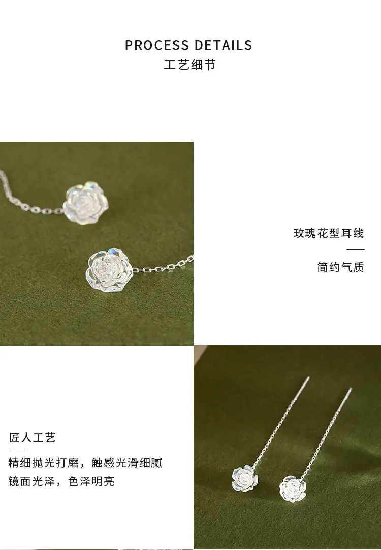 2025 Colorful Camellia Earrings for Women — feature 12