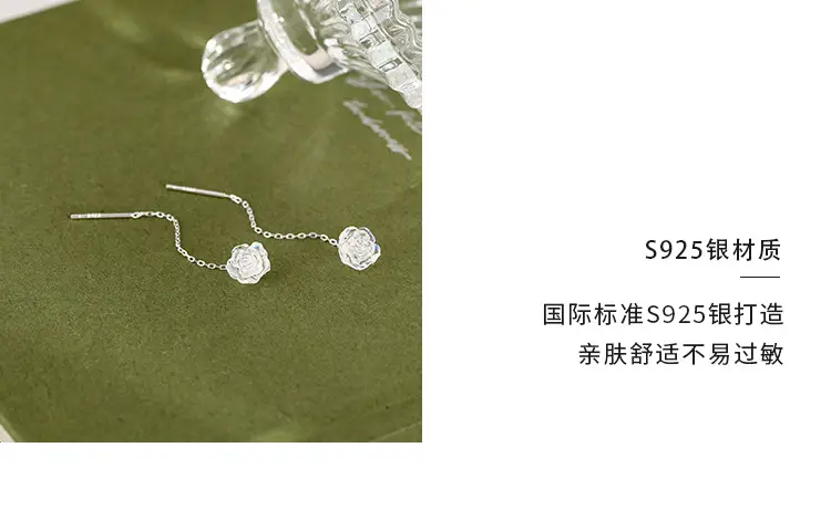 2025 Colorful Camellia Earrings for Women — feature 13