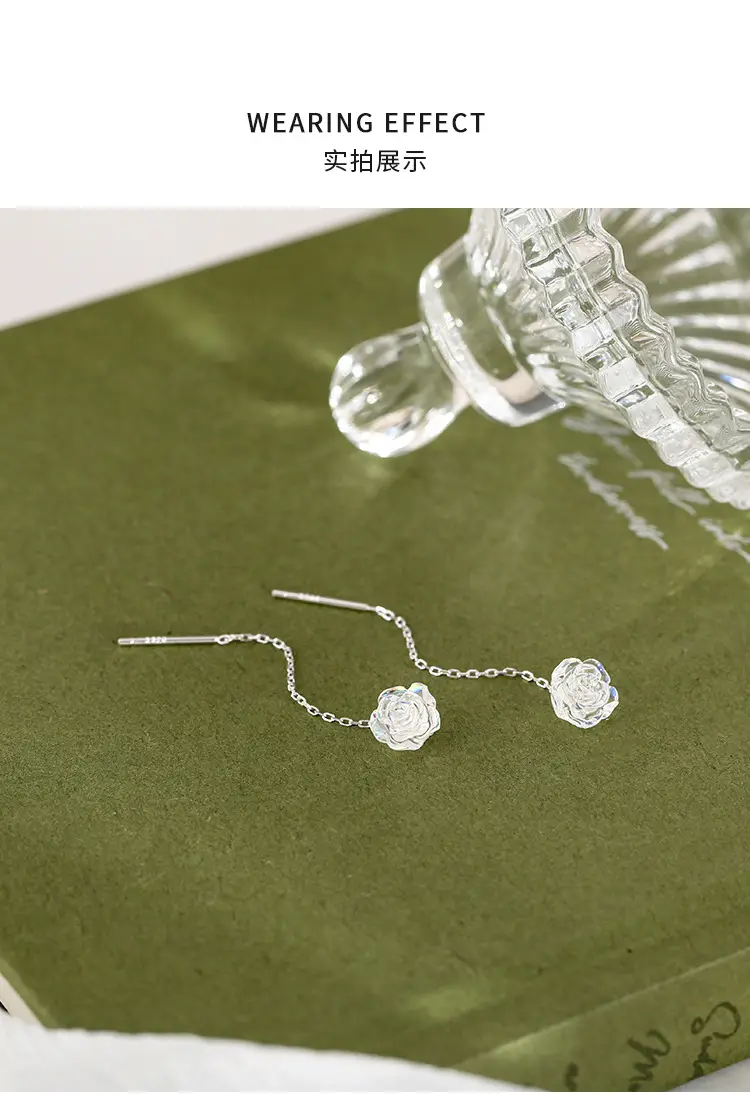 2025 Colorful Camellia Earrings for Women — feature 4