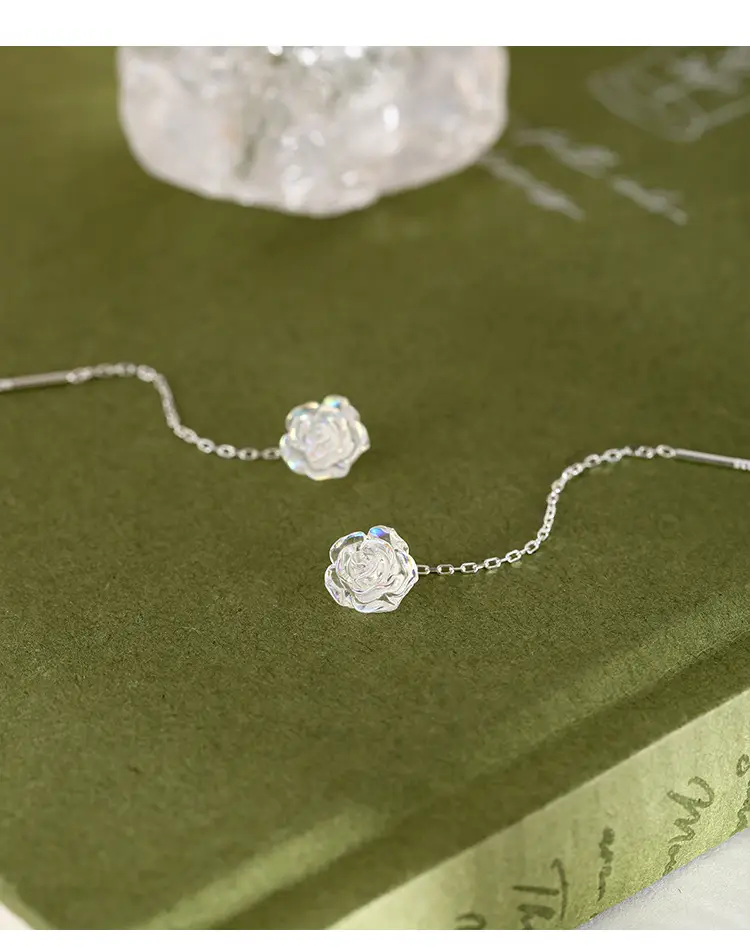 2025 Colorful Camellia Earrings for Women — feature 5