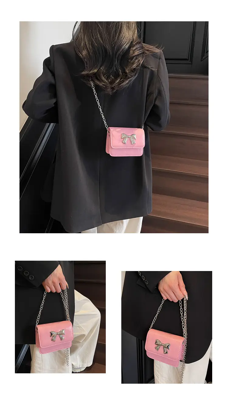 Red Bow Chain Shoulder Bag for Women 2025 — feature 23