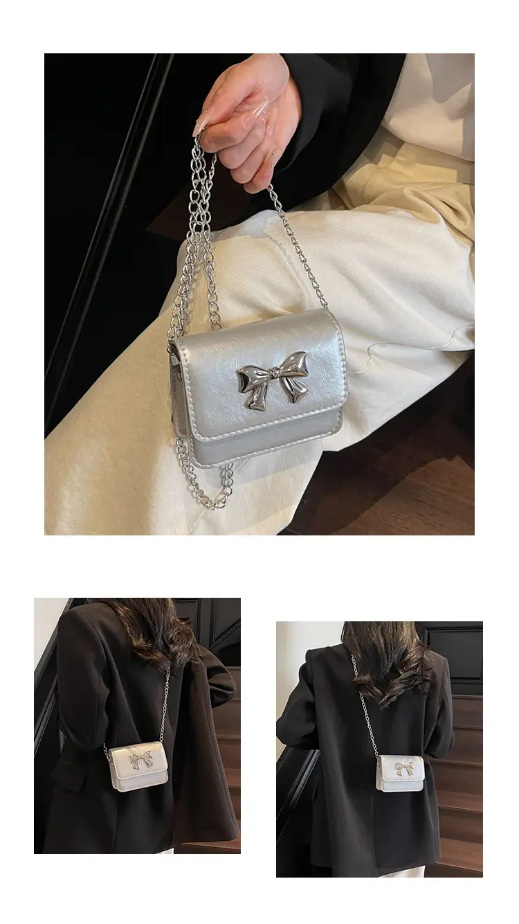 Red Bow Chain Shoulder Bag for Women 2025 — feature 24