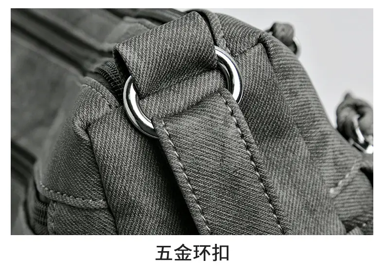Elegant Grey Women's Shoulder Bag with Zip Pockets — feature 8