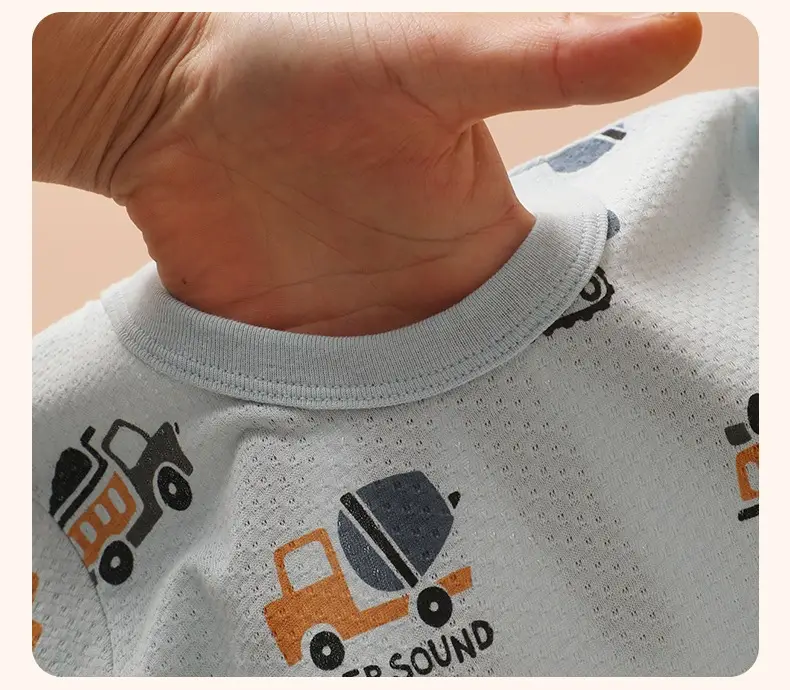 100% Cotton Boys Long Sleeve T-Shirts Set of 2 — feature 14