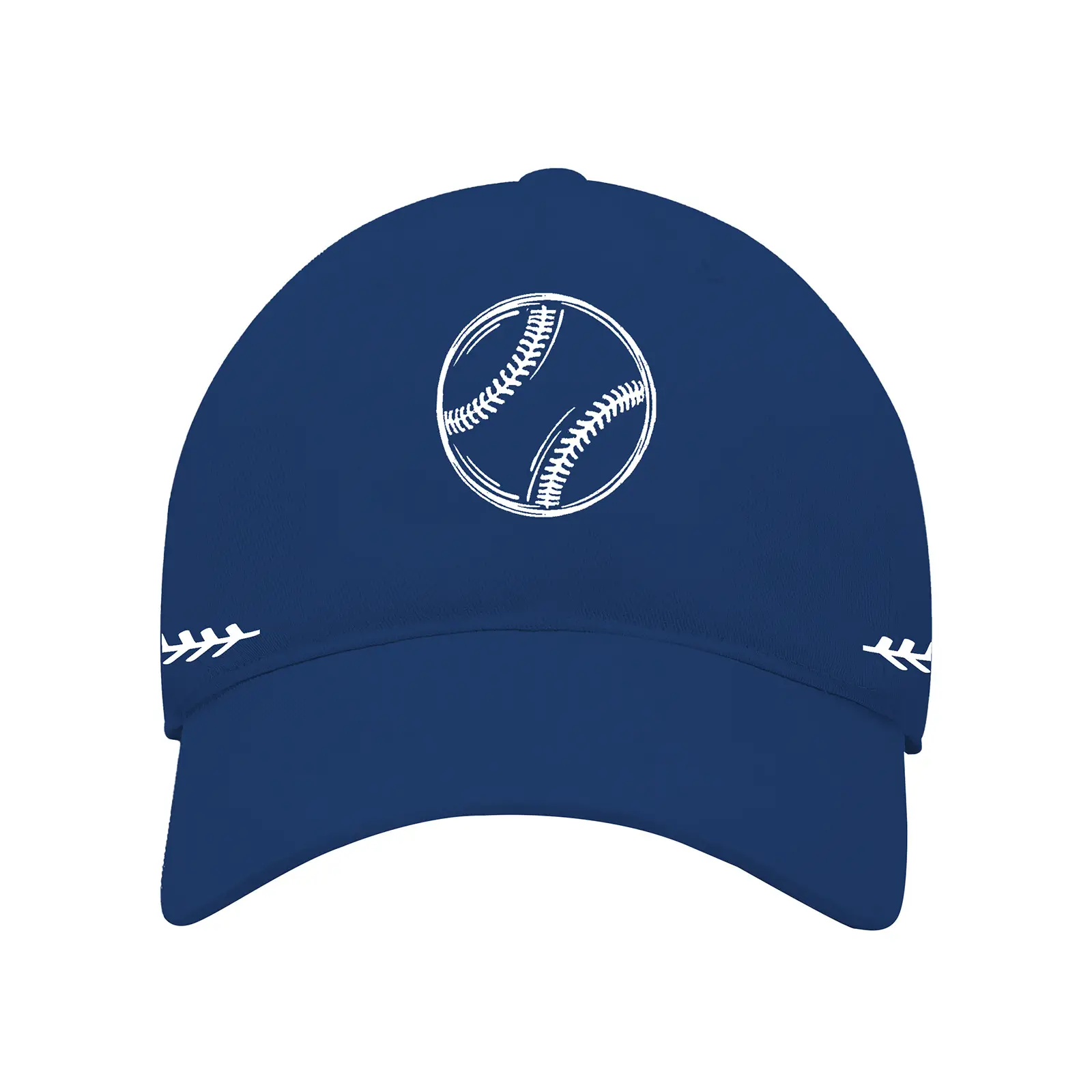 Men Baseball Cap White Red Stitched Cross-Border - Image 13