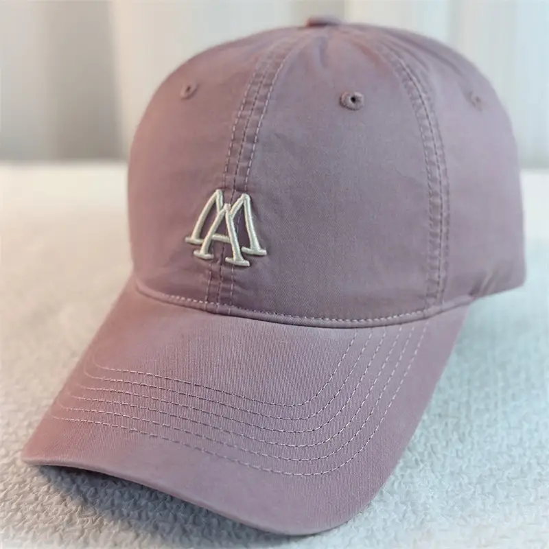 Men's Embroidered Duck Tongue Cap Grey Green - Image 7
