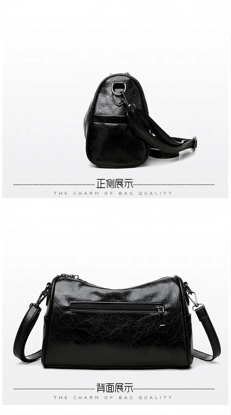 Brown Leather Shoulder Crossbody Bag for Women — feature 18
