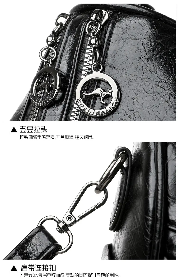 Brown Leather Shoulder Crossbody Bag for Women — feature 22