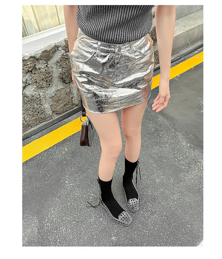 Shallow-Mouthed Single Shoes, Crystal Pvc Outdoor Casual Square-Toe Sandals, Slip-On Dance Shoes, Cool for Summer — feature 11