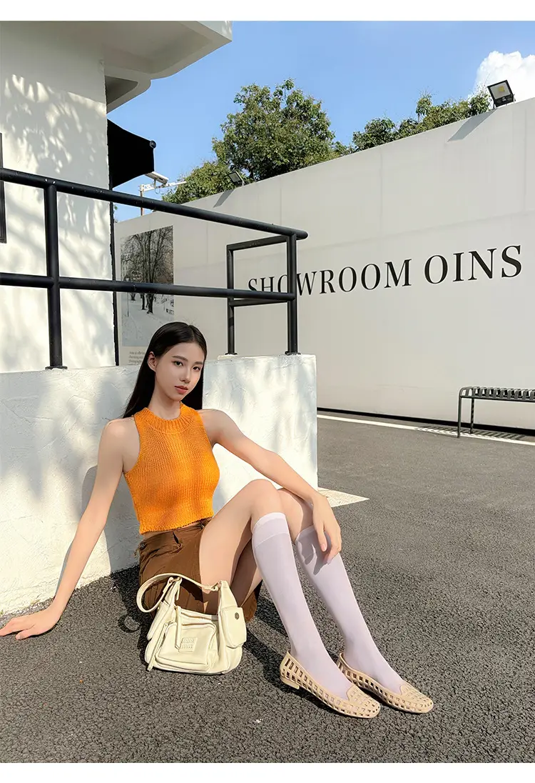 Shallow-Mouthed Single Shoes, Crystal Pvc Outdoor Casual Square-Toe Sandals, Slip-On Dance Shoes, Cool for Summer — feature 35