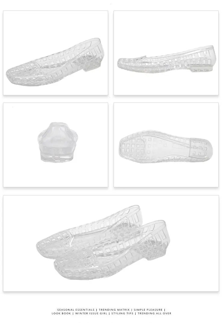 Shallow-Mouthed Single Shoes, Crystal Pvc Outdoor Casual Square-Toe Sandals, Slip-On Dance Shoes, Cool for Summer — feature 47