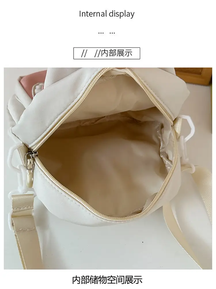 Sweet Cartoon Crossbody Bags for Girls Pink Blue Black — feature 10