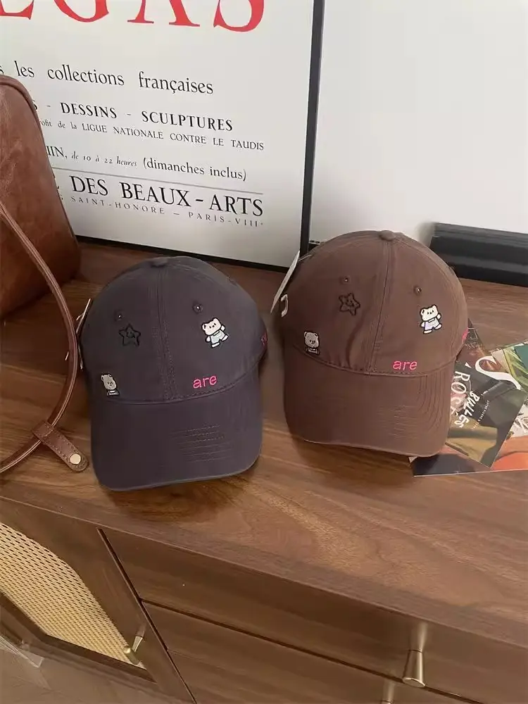 Cute Cartoon Bear Cap Women Pink 2025 — feature 17