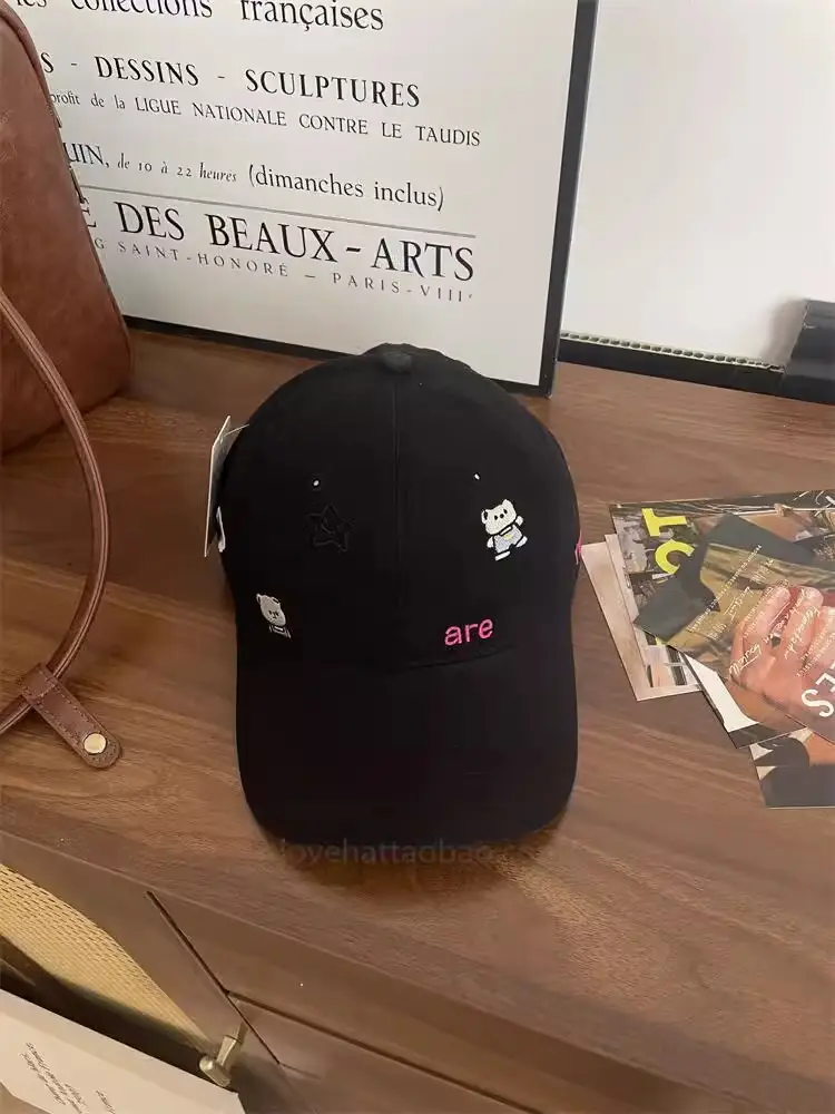 Cute Cartoon Bear Cap Women Pink 2025 — feature 18