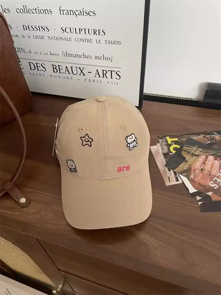 Cute Cartoon Bear Cap Women Pink 2025 — feature 20