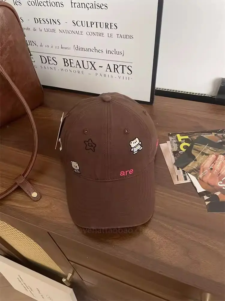 Cute Cartoon Bear Cap Women Pink 2025 — feature 21