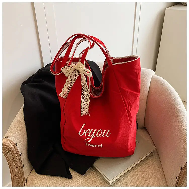 Women's Striped Crossbody Bag with Gold Embroidery — feature 23