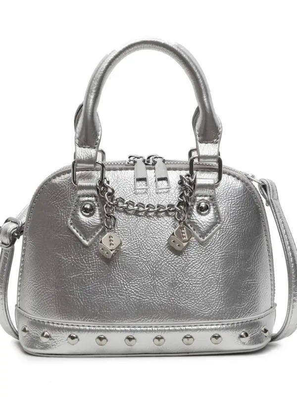 Golden Rivet Satchel Handbag for Women 2025 - Image 10