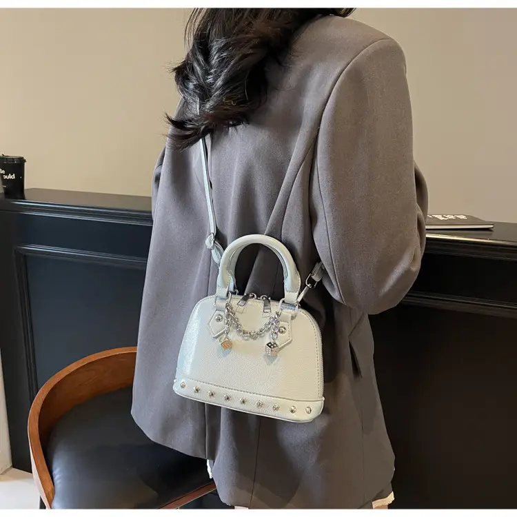 Golden Rivet Satchel Handbag for Women 2025 — feature 14