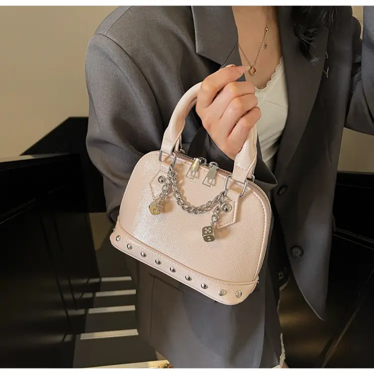 Golden Rivet Satchel Handbag for Women 2025 — feature 16