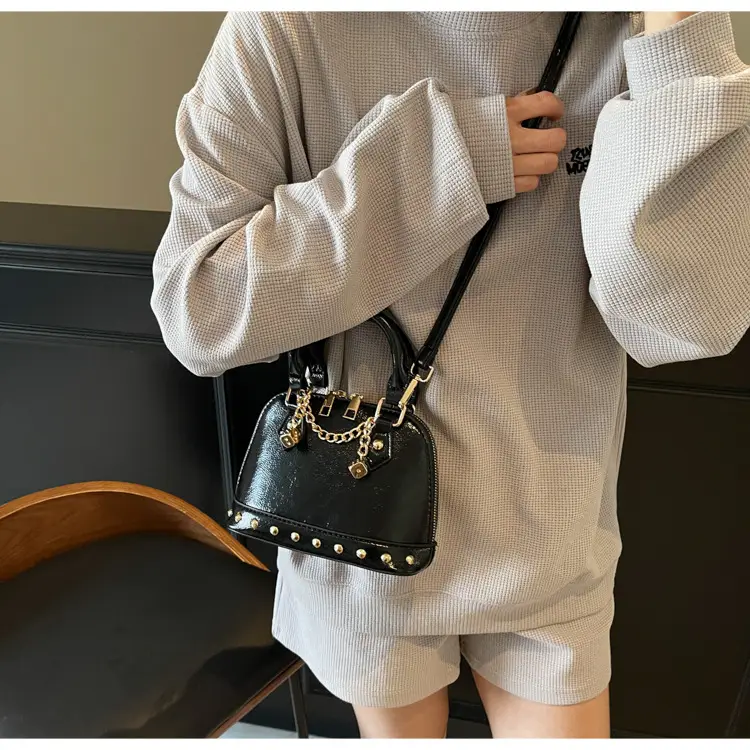 Golden Rivet Satchel Handbag for Women 2025 — feature 19