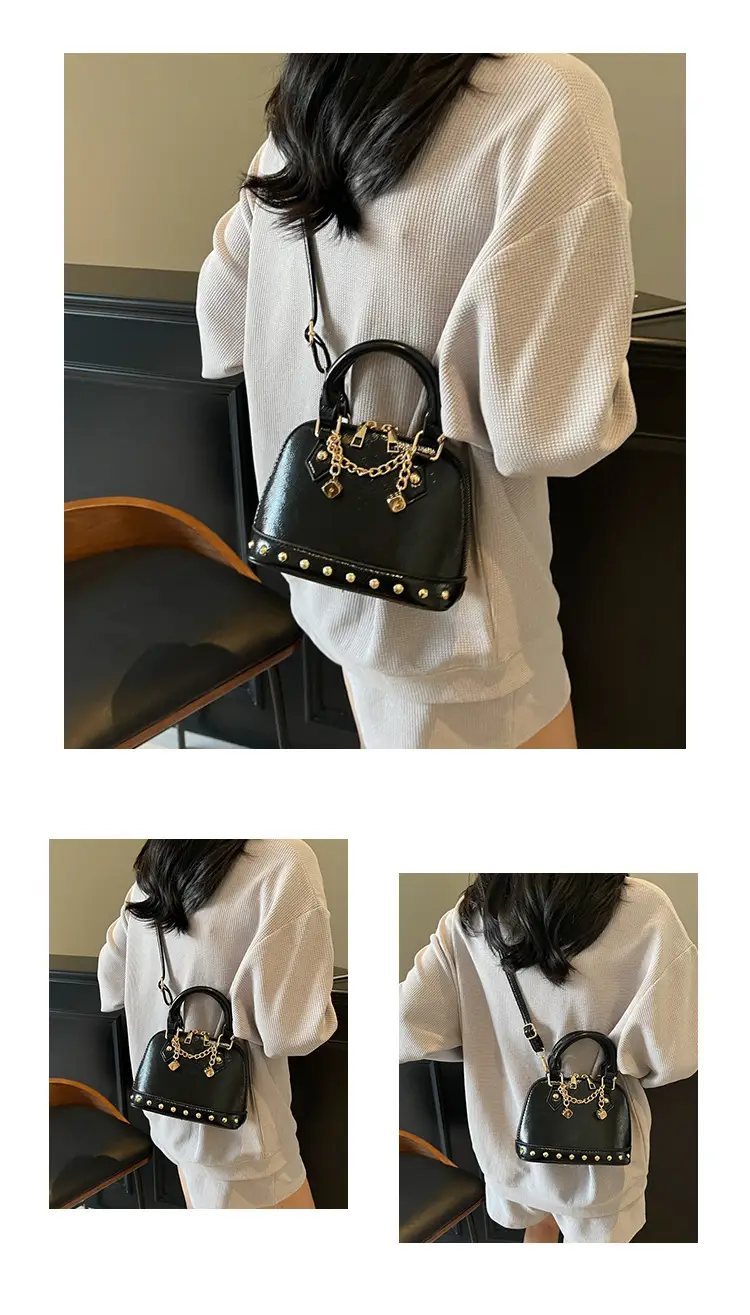 Golden Rivet Satchel Handbag for Women 2025 — feature 23