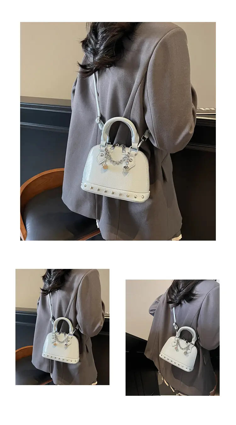 Golden Rivet Satchel Handbag for Women 2025 — feature 25