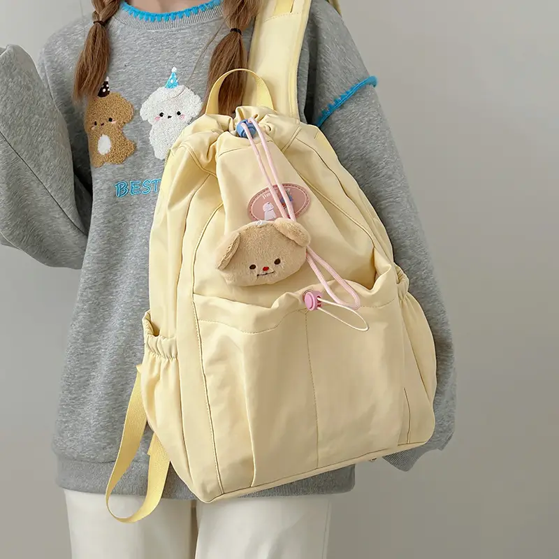 Light Blue Cross-Border School Backpack for Women - Image 12
