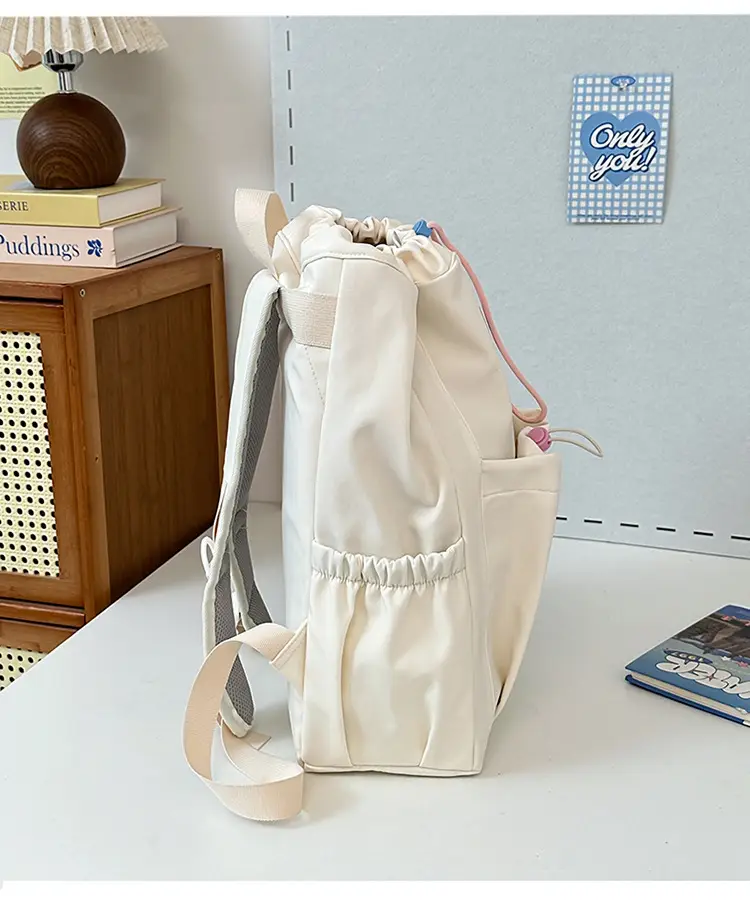 Light Blue Cross-Border School Backpack for Women — feature 11