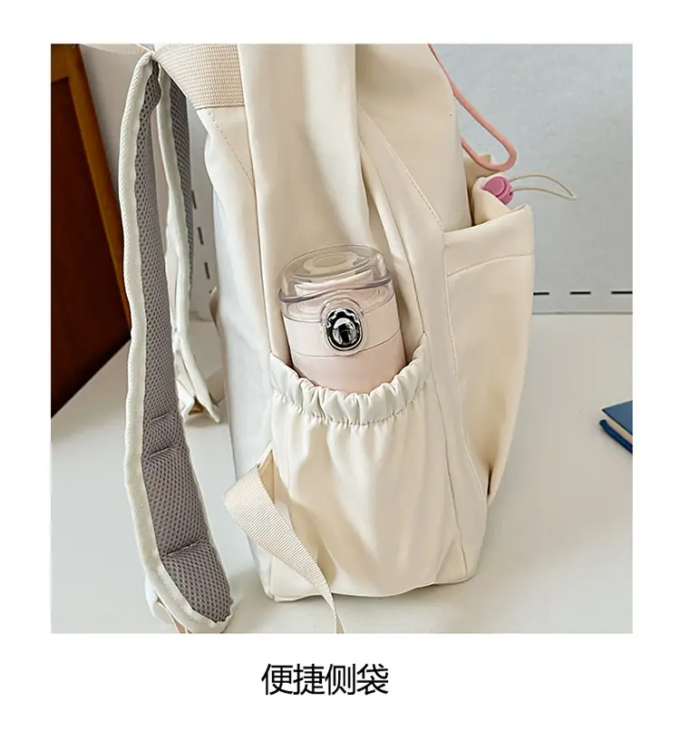 Light Blue Cross-Border School Backpack for Women — feature 16