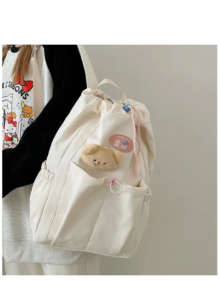 Light Blue Cross-Border School Backpack for Women — feature 7