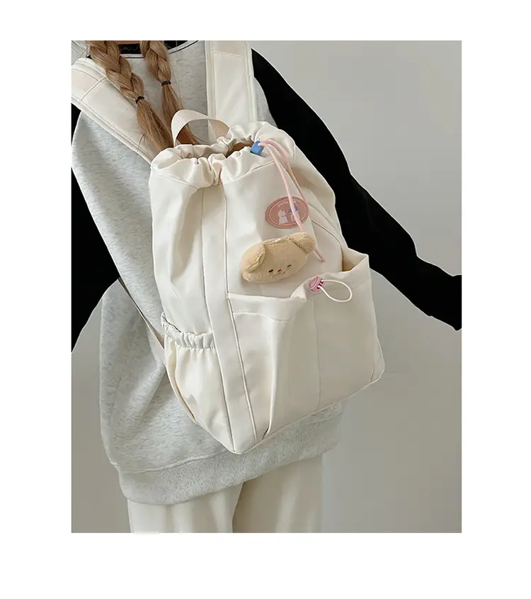 Light Blue Cross-Border School Backpack for Women — feature 8