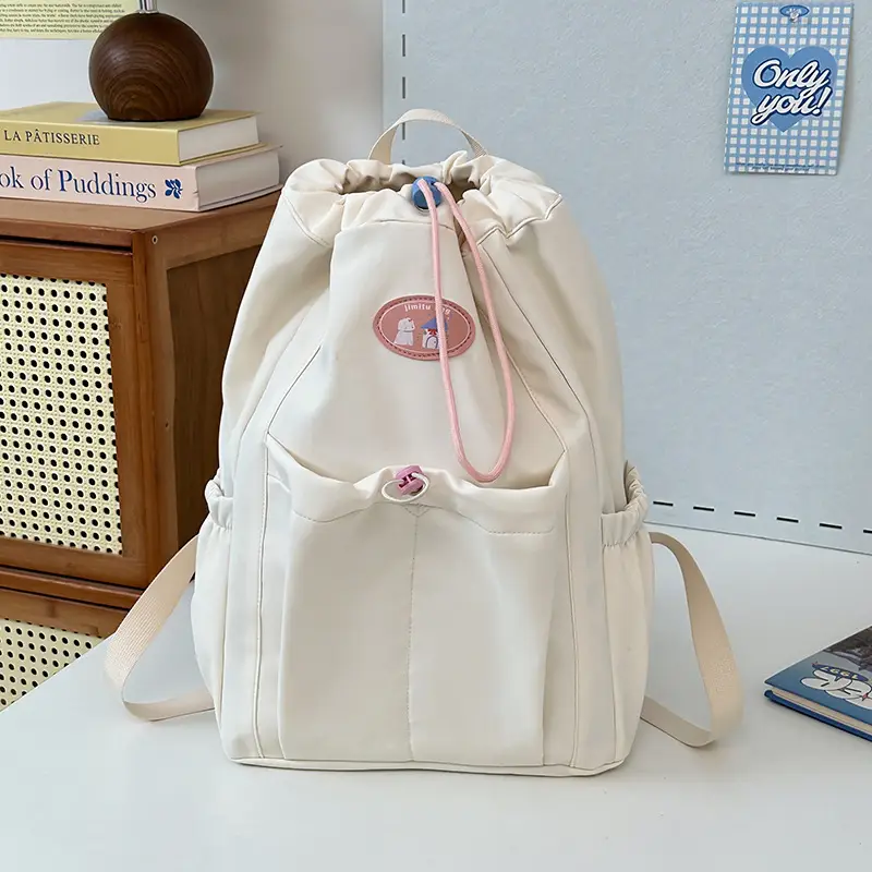 Light Blue Cross-Border School Backpack for Women - Image 4