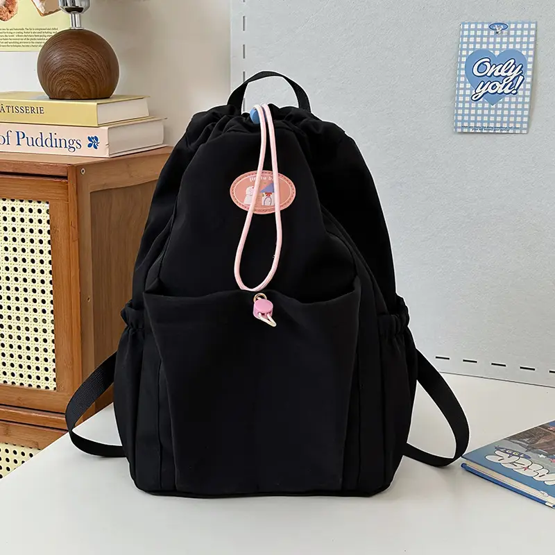 Light Blue Cross-Border School Backpack for Women - Image 5