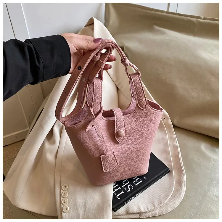 Women's Yellow Textured Shoulder Bag 2025 New Arrival — feature 23