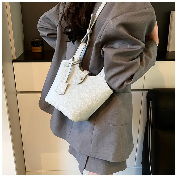 Women's Yellow Textured Shoulder Bag 2025 New Arrival — feature 30