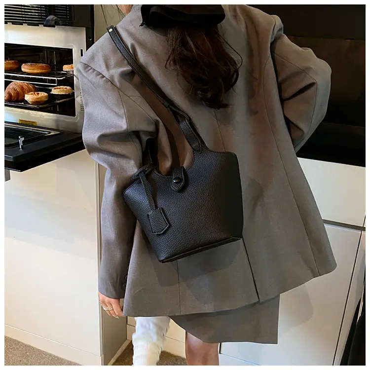 Women's Yellow Textured Shoulder Bag 2025 New Arrival — feature 32