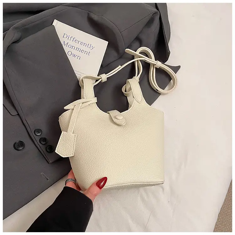 Women's Yellow Textured Shoulder Bag 2025 New Arrival — feature 35