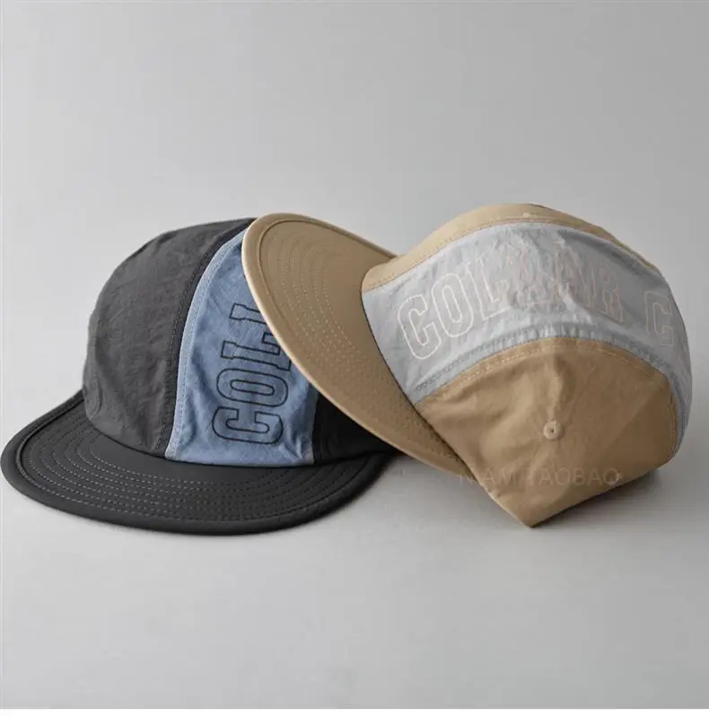 Men Baseball Cap Gold Label White Band Casual Outdoor — feature 11