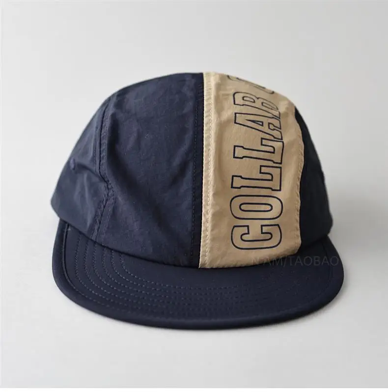 Men Baseball Cap Gold Label White Band Casual Outdoor — feature 2