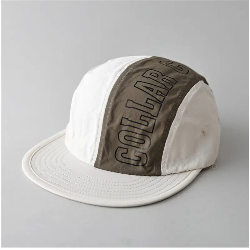 Men Baseball Cap Gold Label White Band Casual Outdoor