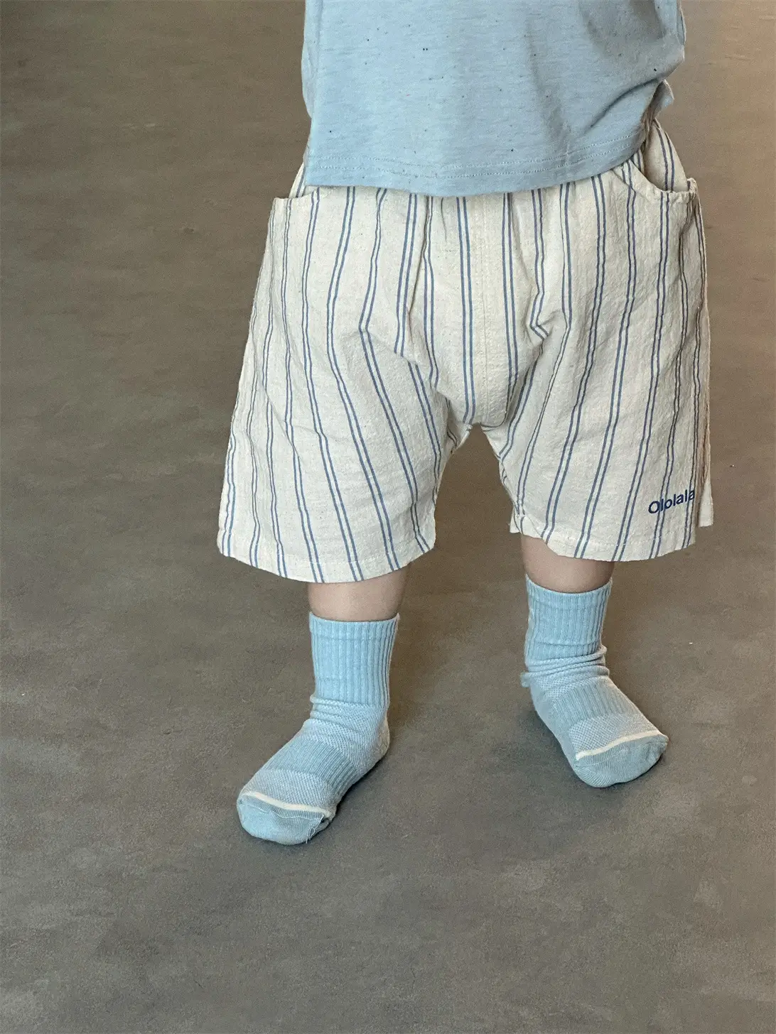Kids Summer T-Shirt Shorts Set Brown Checkered 2026