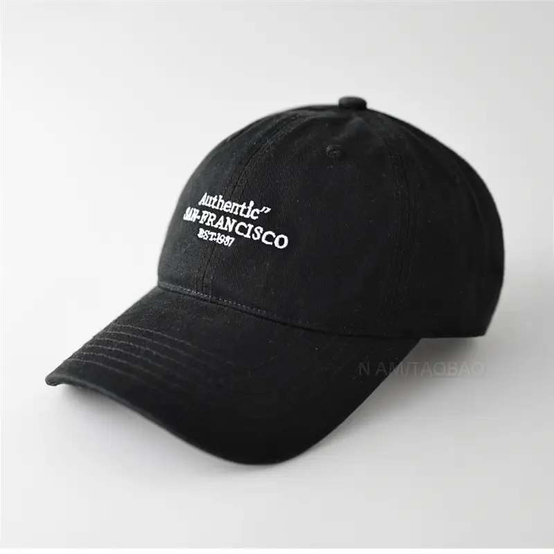 Men Navy Blue Letter Embroidered Baseball Cap - Image 12