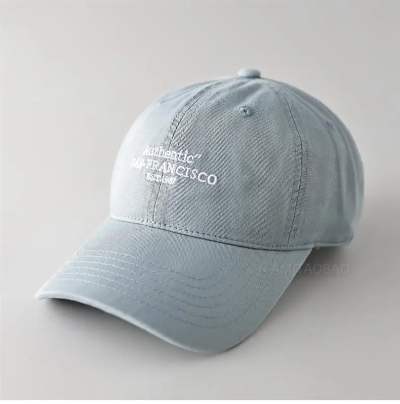 Men Navy Blue Letter Embroidered Baseball Cap — feature 4