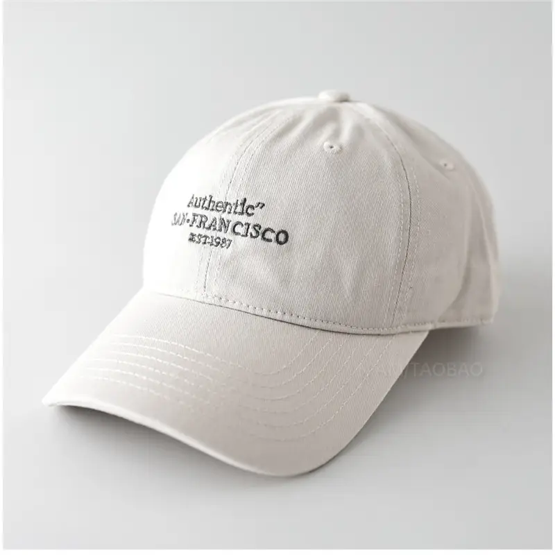 Men Navy Blue Letter Embroidered Baseball Cap - Image 2