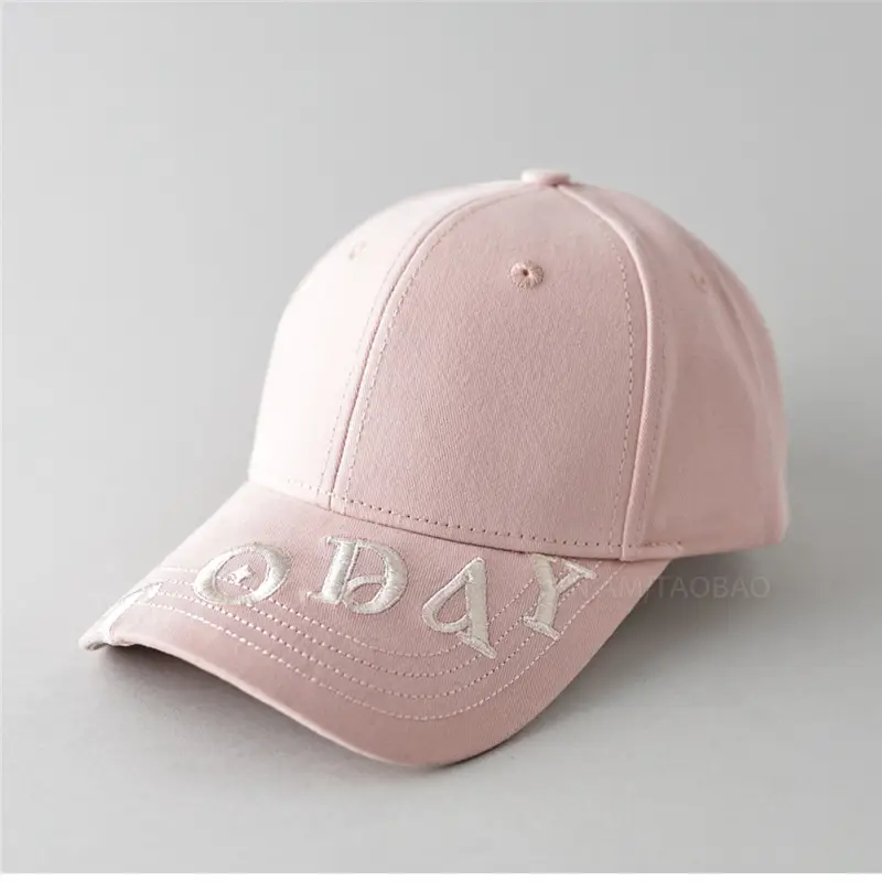 Men Black Letter Embroidered Baseball Cap - Image 8