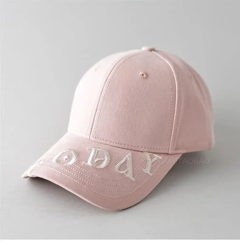 Men Black Letter Embroidered Baseball Cap — feature 1