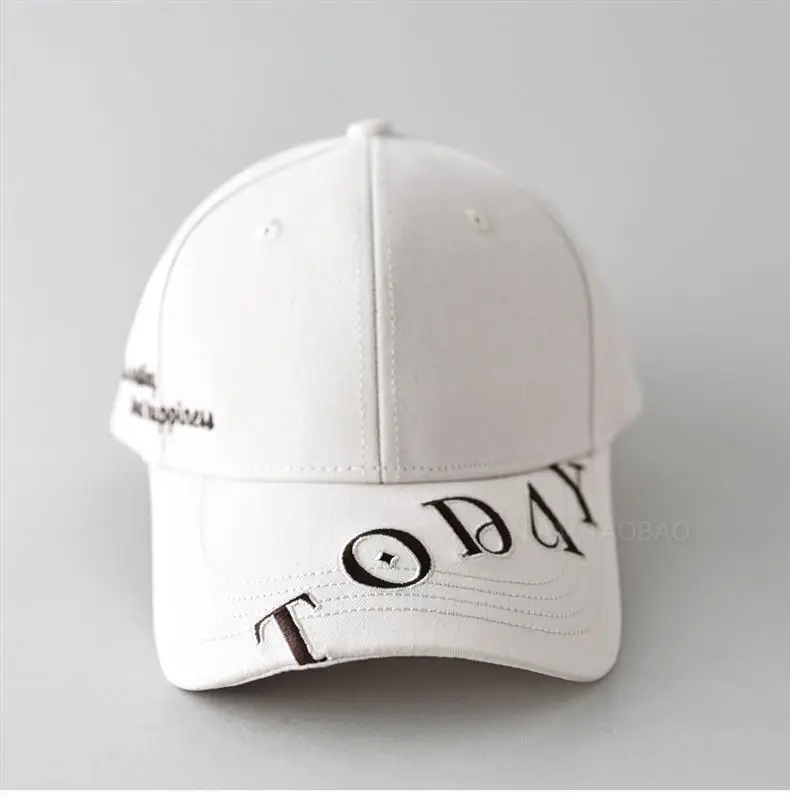 Men Black Letter Embroidered Baseball Cap — feature 4